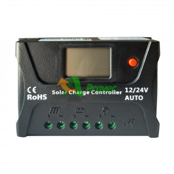 Regulador de Carga Solar 20ah 12/24v